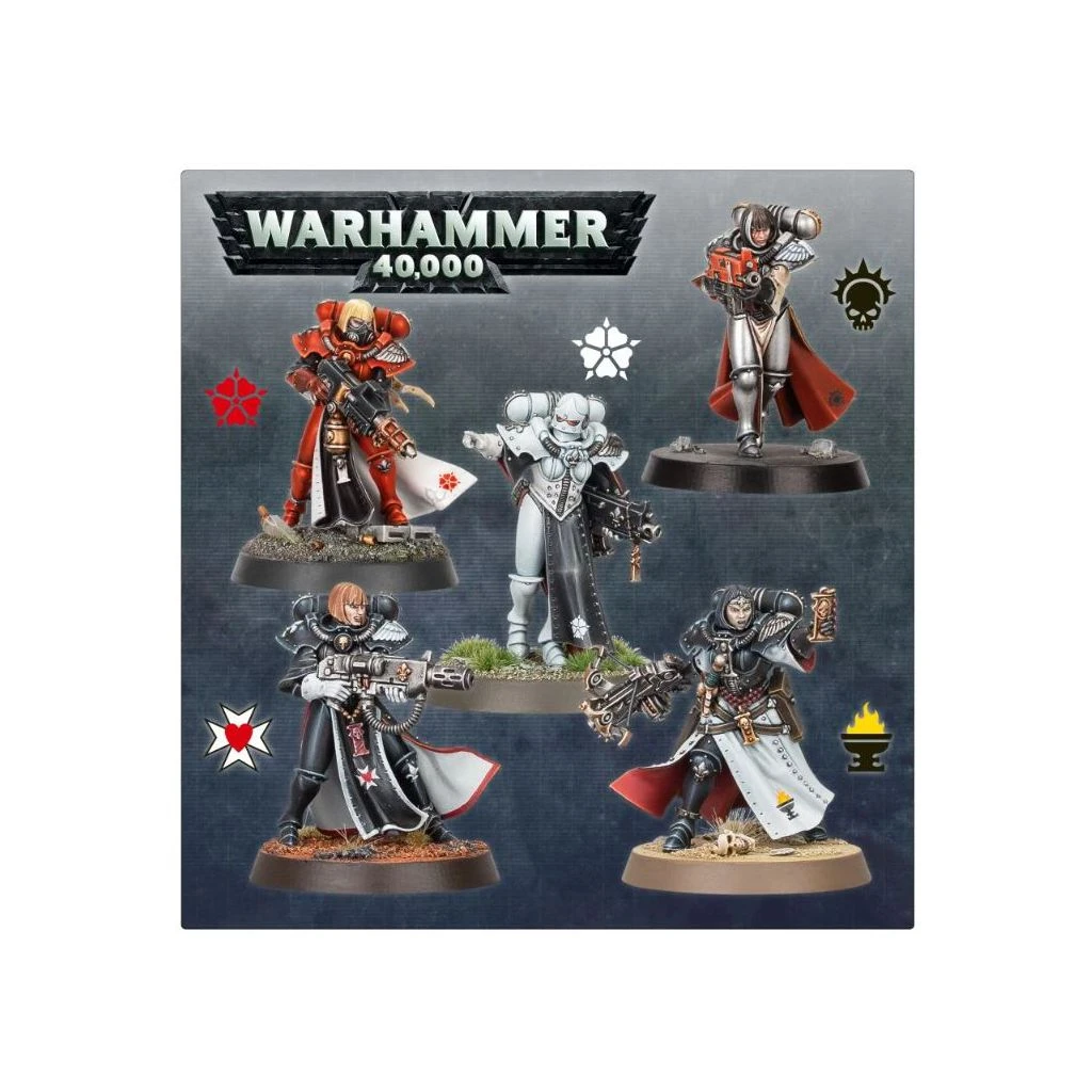 Games Workshop Adepta Sororitas: Battle Sisters Squad/ Dominion / Celestians 6 Games Workshop Adepta Sororitas: Battle Sisters Squad/ Dominion / Celestians – Image 4