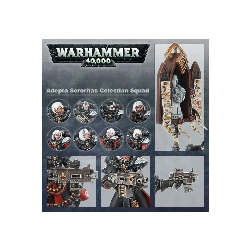 Games Workshop Adepta Sororitas: Battle Sisters Squad/ Dominion / Celestians 7 Games Workshop Adepta Sororitas: Battle Sisters Squad/ Dominion / Celestians – Image 5
