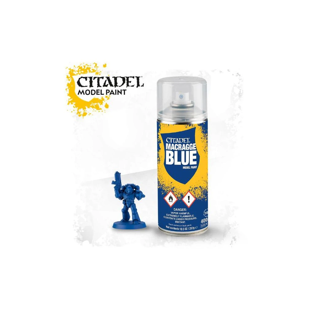 Games Workshop Aérosol: Macragge Blue 4 Games Workshop Aérosol: Macragge Blue – Image 2