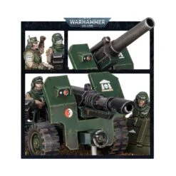 Games Workshop Astra Militarum: Batterie D'Artillerie X2 -Jouets Miniatures astra militarum batterie d artillerie 3