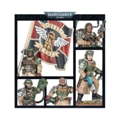 Games Workshop Astra Militarum: Escouade De Commandement Cadienne -Jouets Miniatures astra militarum escouade de commandement cadienne 2