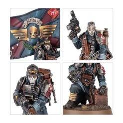 Games Workshop Astra Militarum: Escouade De Commandement De Krieg -Jouets Miniatures astra militarum escouade de commandement de krieg 3