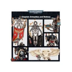 Games Workshop Black Templars: Chapelain Grimaldus Et Sa Suite -Jouets Miniatures black templars chapelain grimaldus et sa suite 2