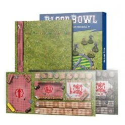 Games Workshop Blood Bowl Halfling Pitch: Double-sided Pitch And Dugouts (Anglais)