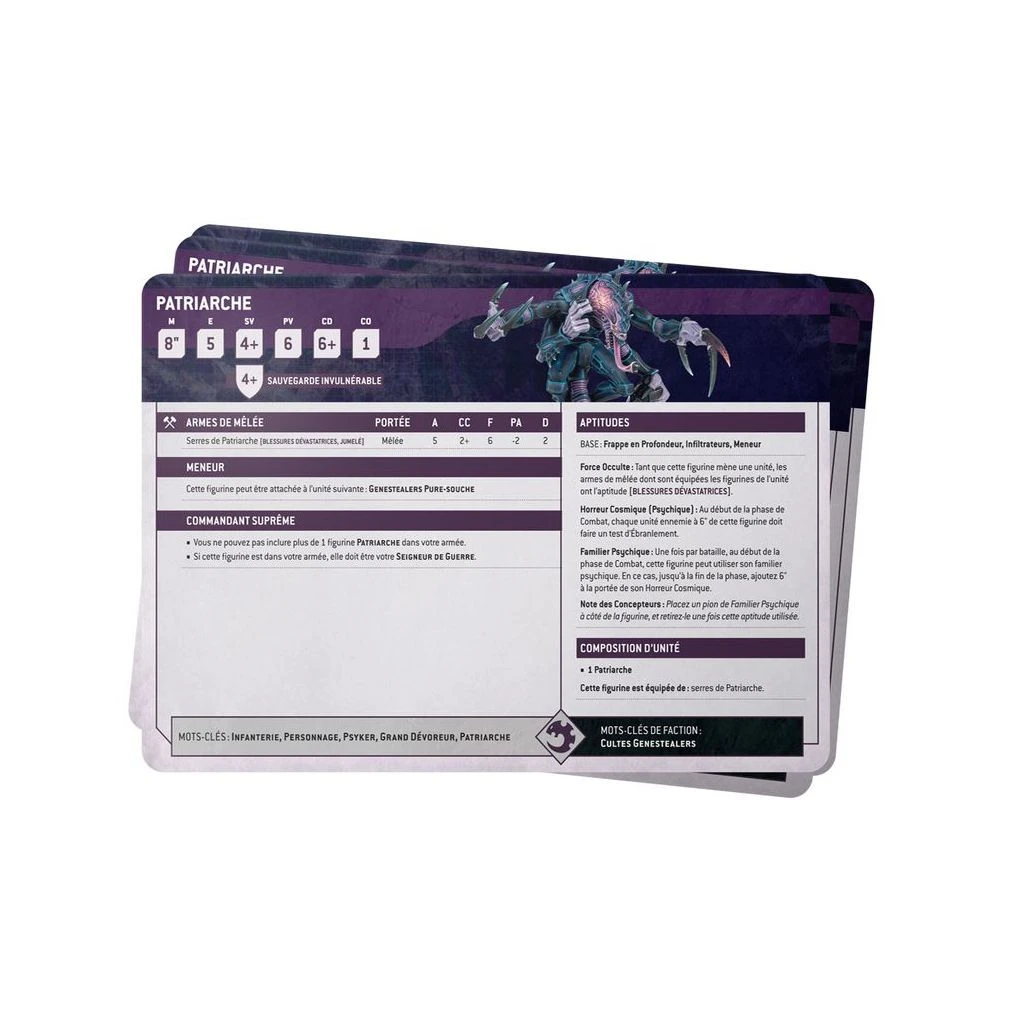 Games Workshop Culte Genestealer: Cartes Techniques 5 Games Workshop Culte Genestealer: Cartes Techniques – Image 3