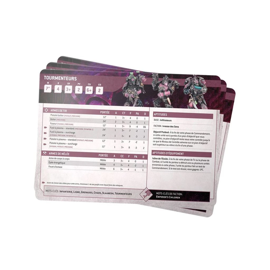 Games Workshop Emperor's Children: Cartes Techniques 4 Games Workshop Emperor's Children: Cartes Techniques – Image 2