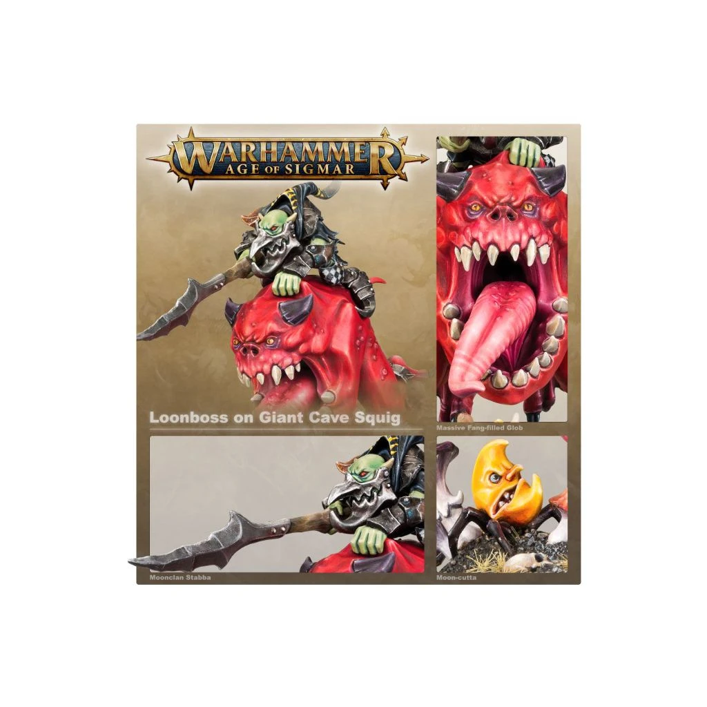 Games Workshop Gloomspite Gitz: Loonboss Sur Giant Cave Squig 5 Games Workshop Gloomspite Gitz: Loonboss Sur Giant Cave Squig – Image 3