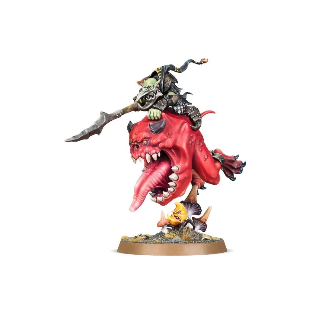 Games Workshop Gloomspite Gitz: Loonboss Sur Giant Cave Squig 3 Games Workshop Gloomspite Gitz: Loonboss Sur Giant Cave Squig