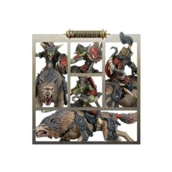 Games Workshop Gloomspite Gitz: Vilebande De Chevaucheurs De Loups -Jouets Miniatures gloomspite gitz vilebande de chevaucheurs de loups 2
