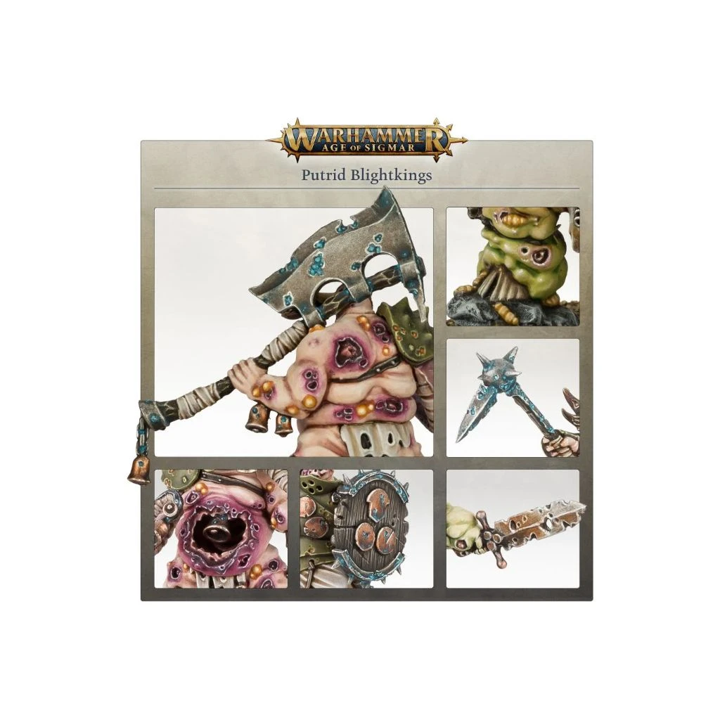 Games Workshop Maggotkin Of Nurgle: Putrid Blightkings 7 Games Workshop Maggotkin Of Nurgle: Putrid Blightkings – Image 5