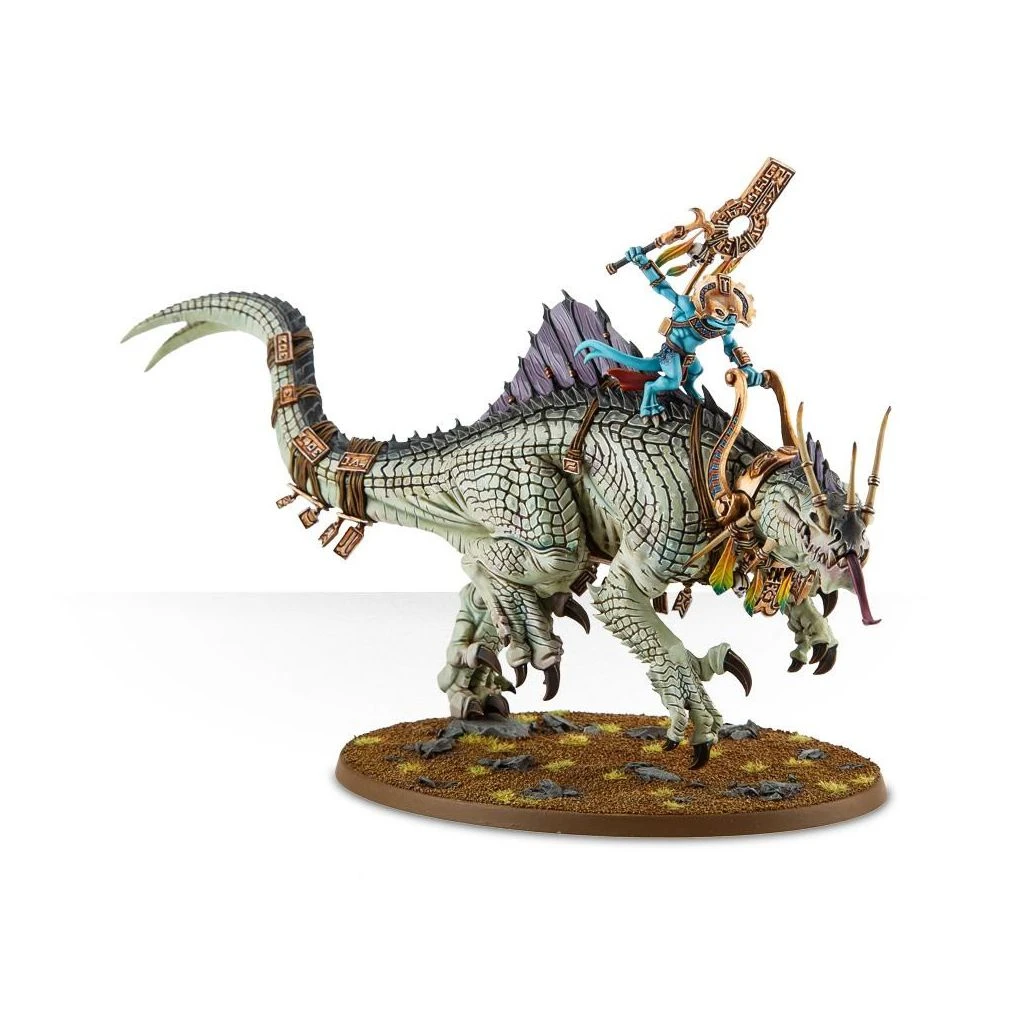Games Workshop Seraphon: Saurus Oldblood/Scar-veteran Sur Carnosaur / Troglodon 4 Games Workshop Seraphon: Saurus Oldblood/Scar-veteran Sur Carnosaur / Troglodon – Image 2