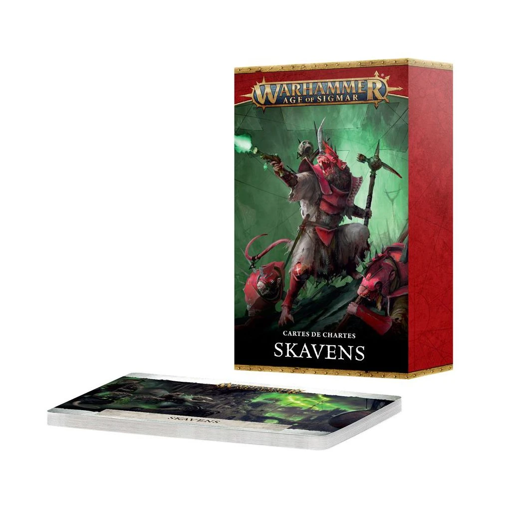 Games Workshop Skavens: Cartes D'Unités 3 Games Workshop Skavens: Cartes D'Unités