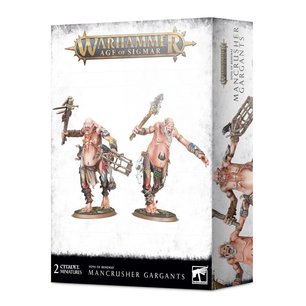 Games Workshop Sons Of Behemat: 2x Mancrusher Gargant 2 Games Workshop Sons Of Behemat: 2x Mancrusher Gargant