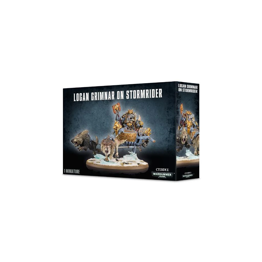Games Workshop Space Wolves: Logan Grimnar Sur Stormrider 4 Games Workshop Space Wolves: Logan Grimnar Sur Stormrider – Image 2