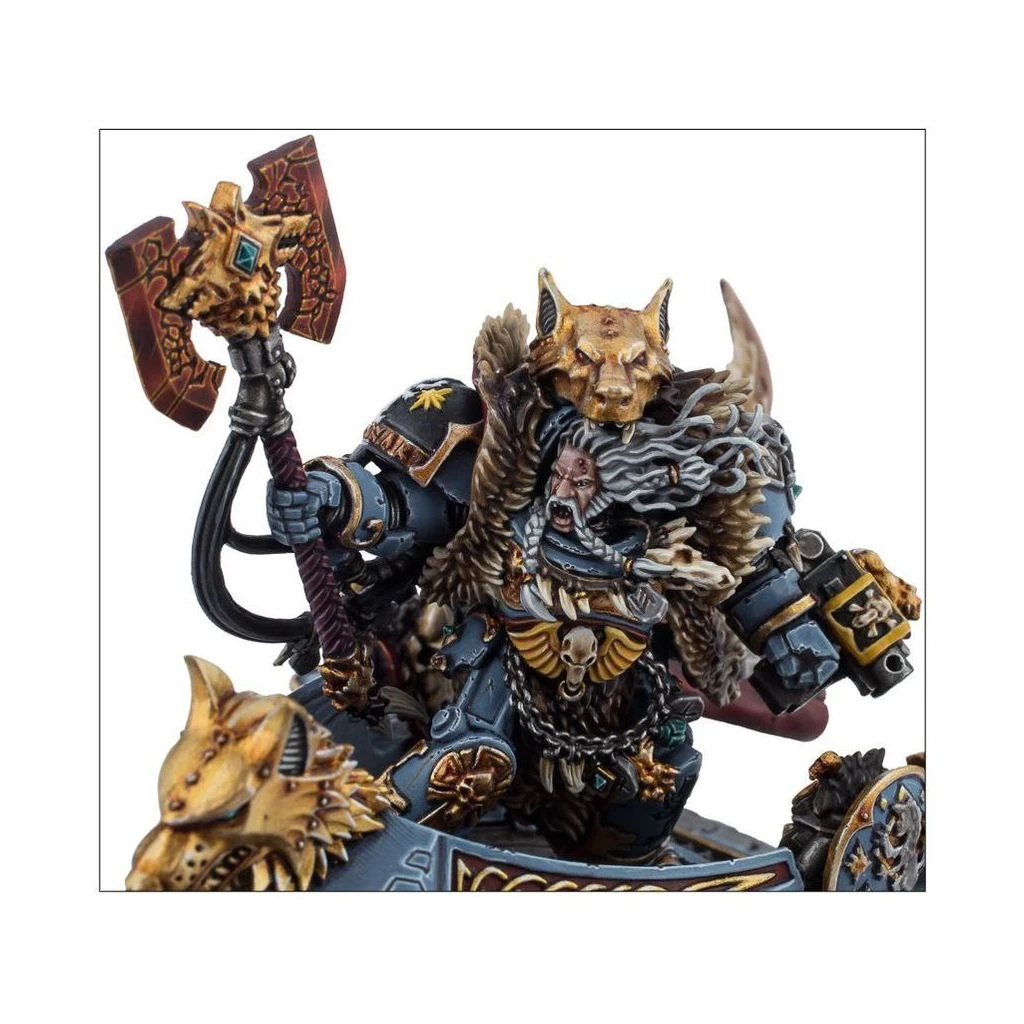 Games Workshop Space Wolves: Logan Grimnar Sur Stormrider 5 Games Workshop Space Wolves: Logan Grimnar Sur Stormrider – Image 3