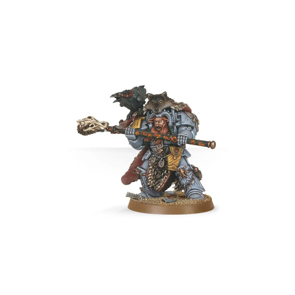 Games Workshop Space Wolves: Njal Stormcaller En Armmure Terminator 3 Games Workshop Space Wolves: Njal Stormcaller En Armmure Terminator