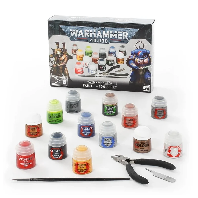 Games Workshop Warhammer 40,000: Set Peinture + Outils 3 Games Workshop Warhammer 40,000: Set Peinture + Outils