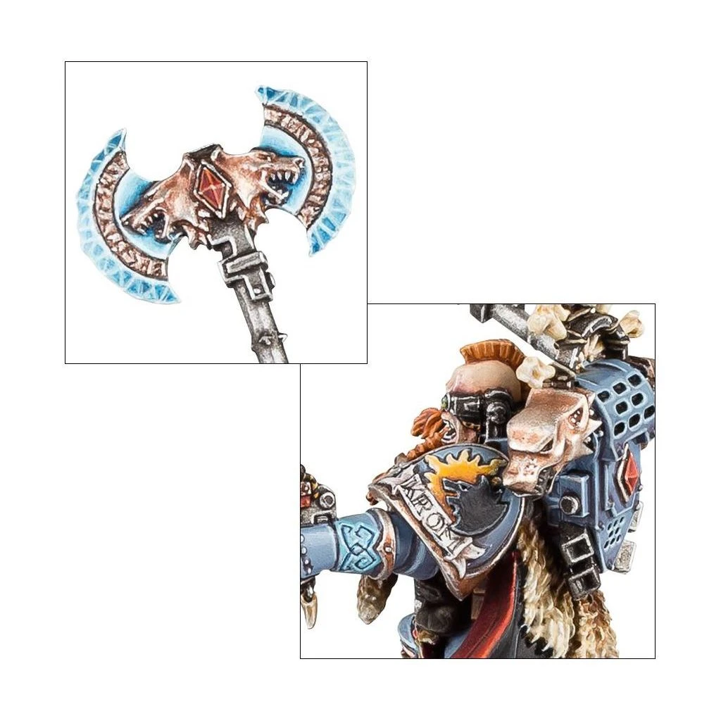 Games Workshop Space Wolves: Wolf Lord Krom 4 Games Workshop Space Wolves: Wolf Lord Krom – Image 2